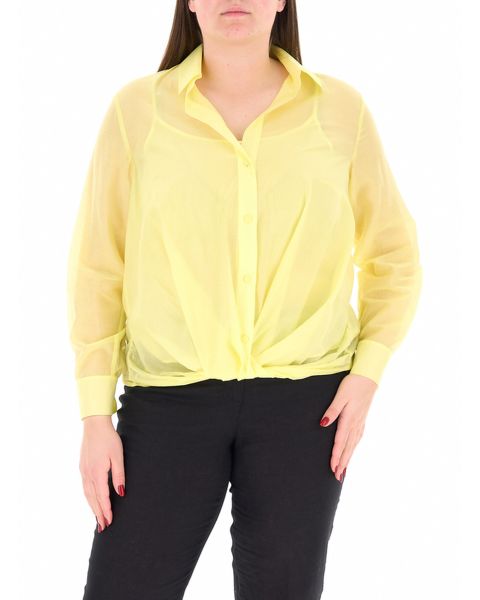 Camicia con drappeggio