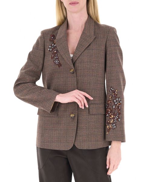 Blazer con inserti