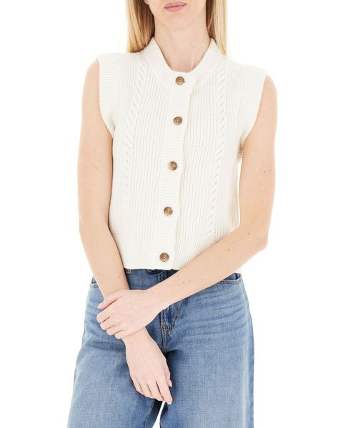 Gilet misto lana