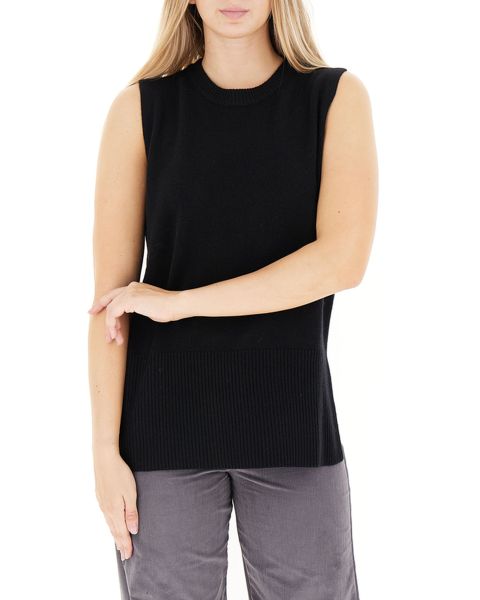 Gilet misto lana