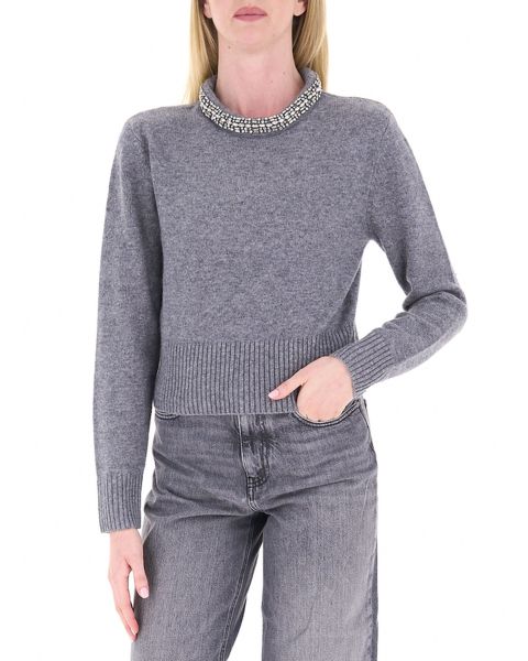 Maglione con strass