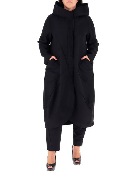 Cappotto con cappuccio