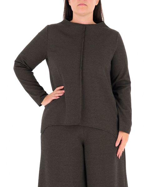 Blusa maniche lunghe