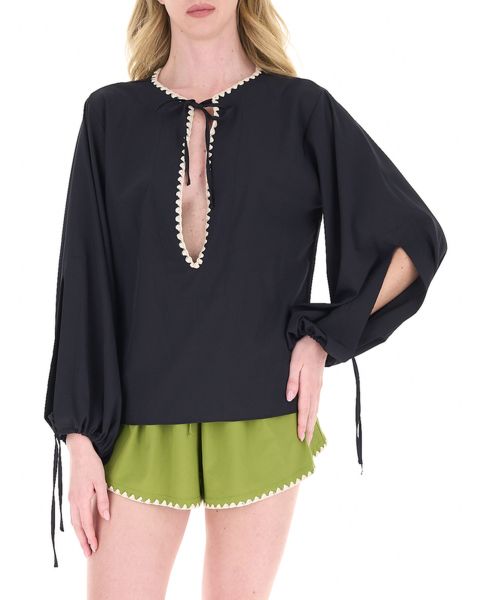 Blusa maniche palloncino