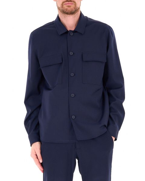 Overshirt misto lana