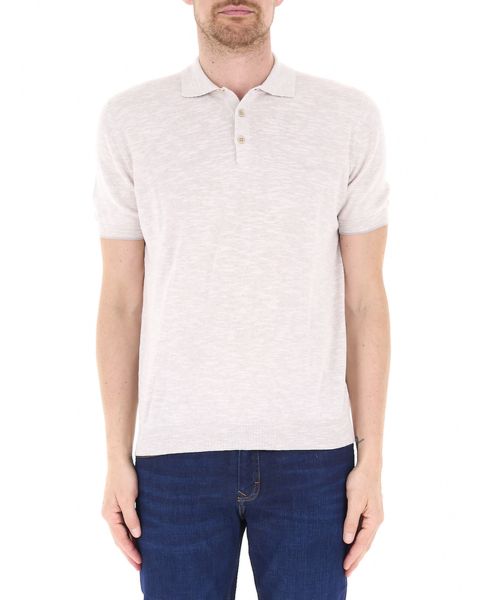 Polo misto lino