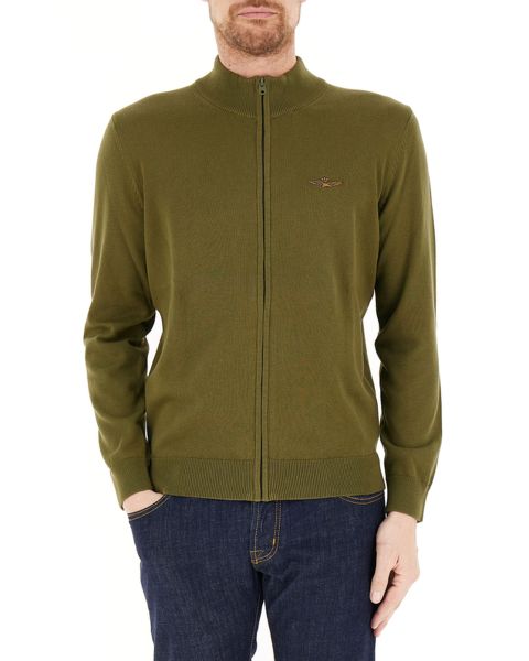 Cardigan con zip