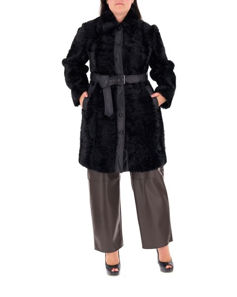 Cappotto in similpelle