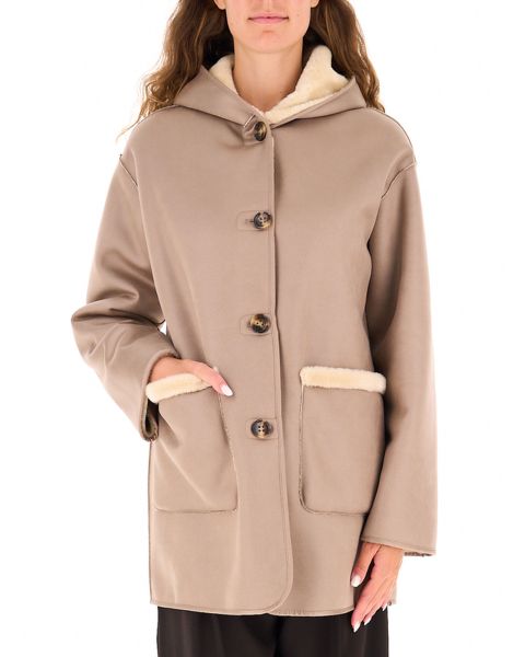 Cappotto con cappuccio