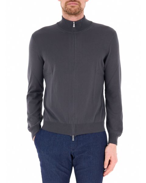 Cardigan con zip