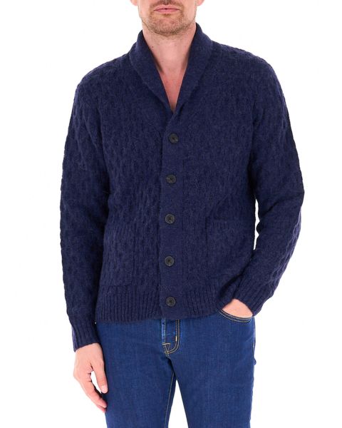Cardigan misto lana