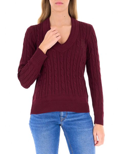 Maglione a trecce