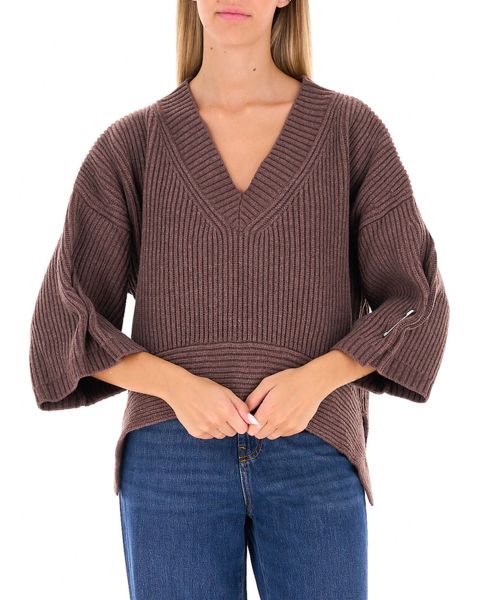 Maglione scollo V