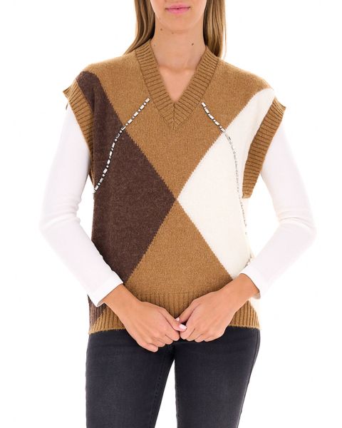 Gilet misto lana