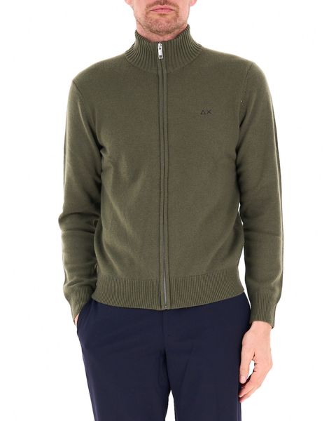 Cardigan con zip