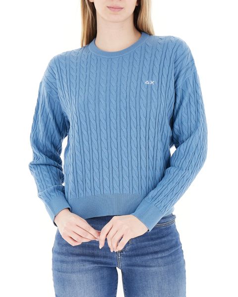 Maglione a trecce