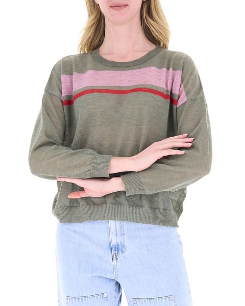 Maglia misto lino