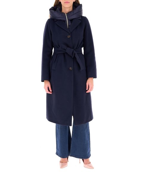 Cappotto con cintura