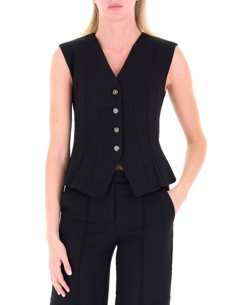 Gilet misto viscosa