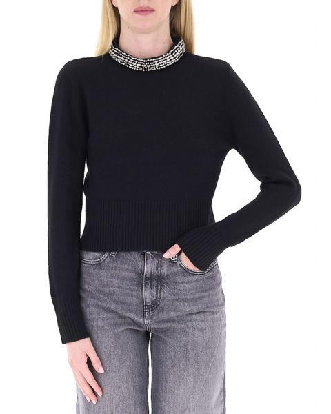 Maglione con strass