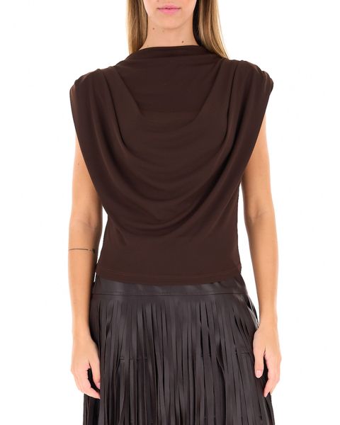 Top con drappeggio