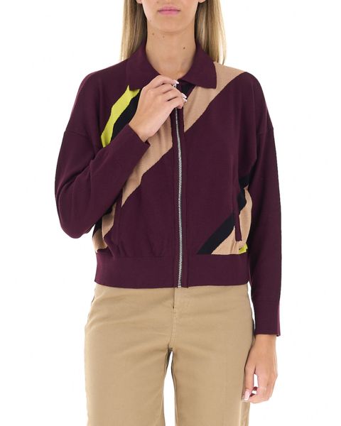 Cardigan con zip