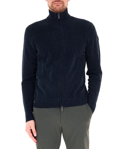 Cardigan con zip