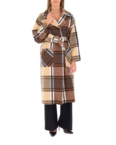 Cappotto con cintura