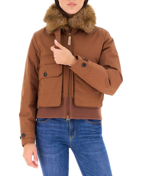 Best Cotton Faux Fur Bomber