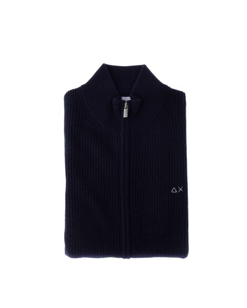 Cardigan con zip