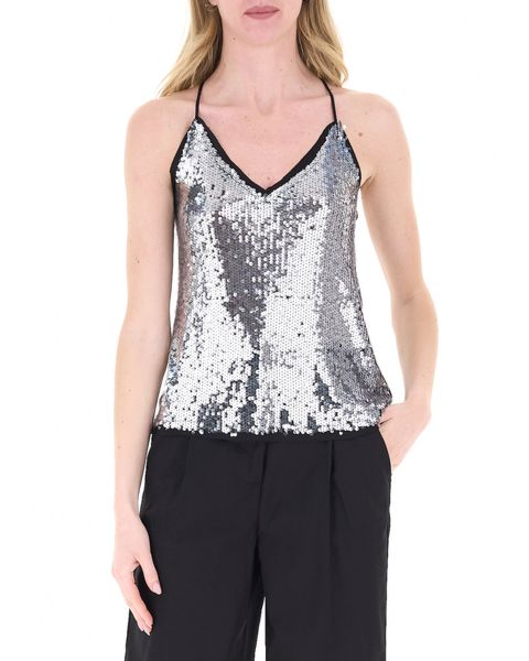 Top con paillettes