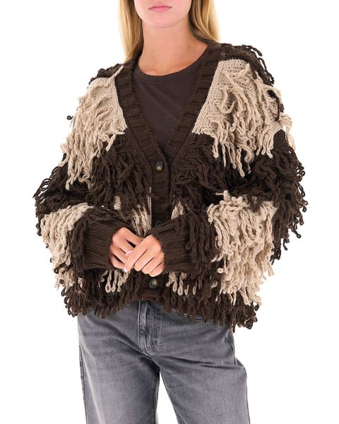 Cardigan scollo a V