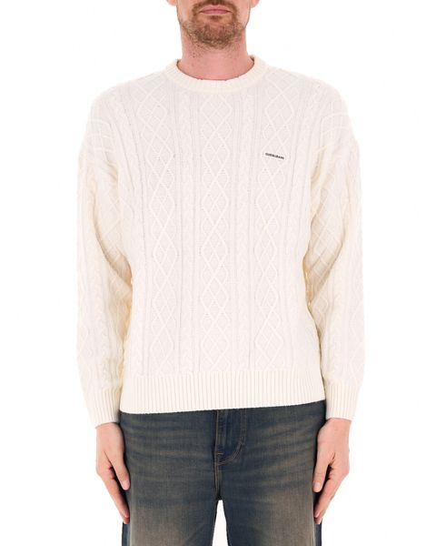 Maglione a trecce