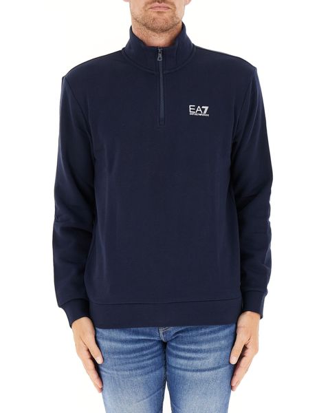 Felpa mezza zip
