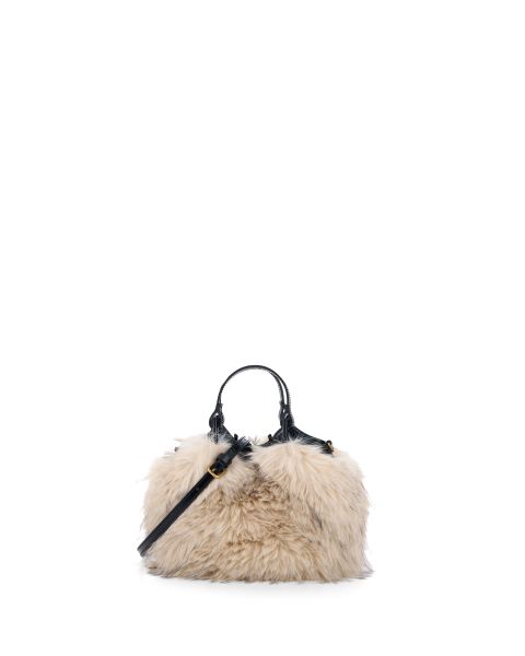 Borsa finta pelliccia