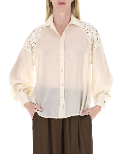 Camicia con pizzo