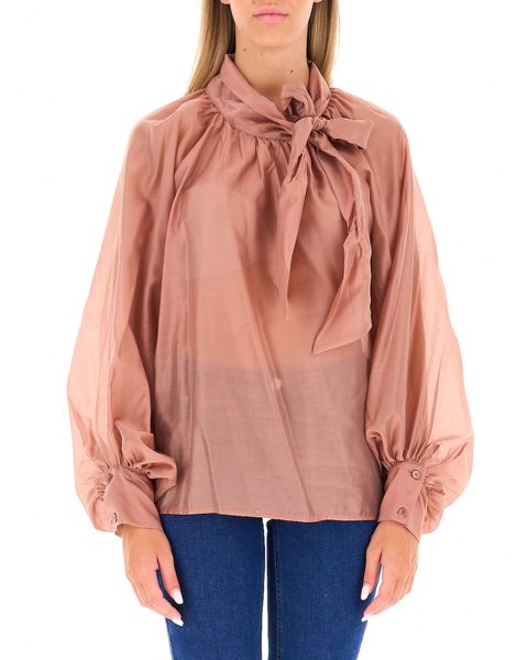 Blusa con fiocco
