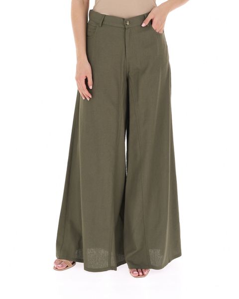 Pantalone wide leg