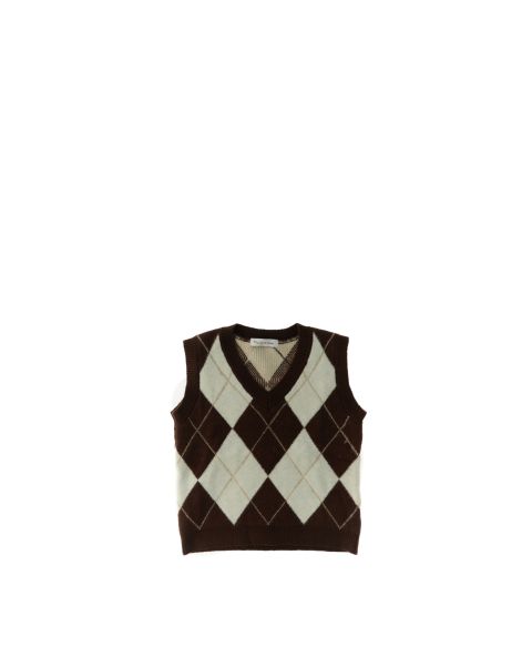 Gilet misto lana