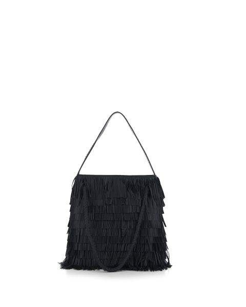 Borsa frange in pelle