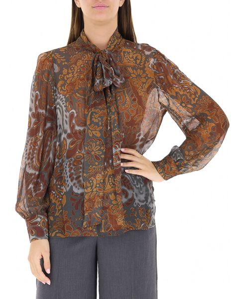Blusa con fiocco