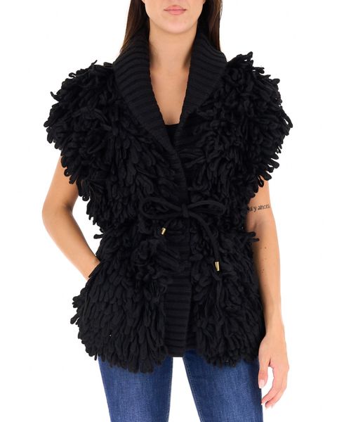 Cardigan smanicato