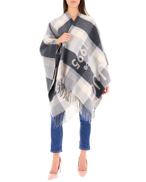 Poncho con frange