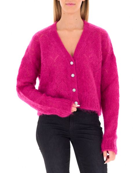 Cardigan misto mohair