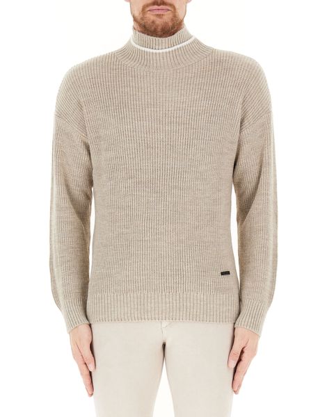 Maglione misto lana