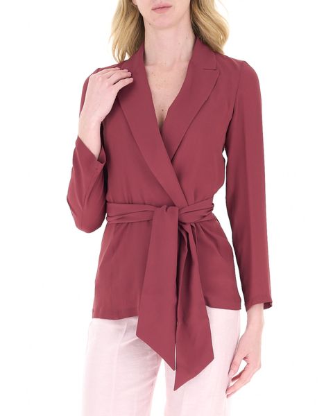 Blazer con fiocco