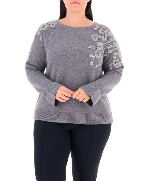Maglione con ricami