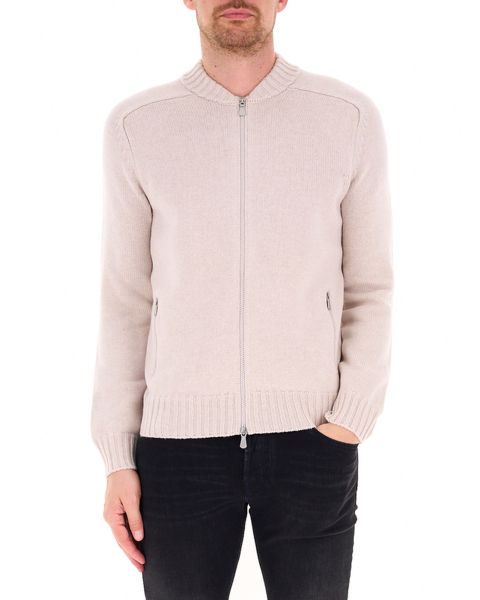 Cardigan con zip