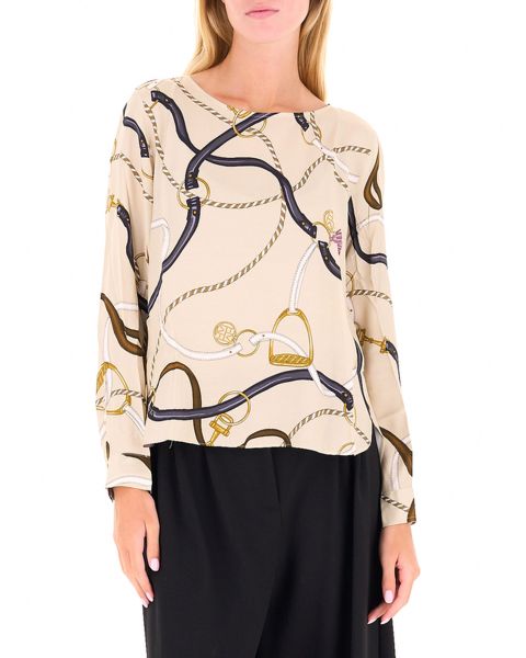 Blusa in satin