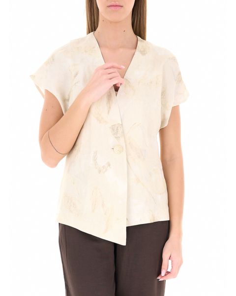 Blusa con bottone